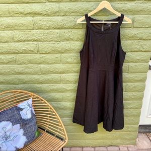 Torrid Black Halter Fit and Flare Dress